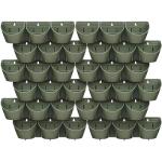 12 Pocket Self-Watering Vertical Planters - Green