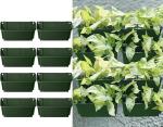 Maxona 8-Pack Vertical Garden Wall Planters