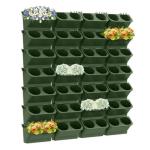 Stackable Vertical Wall Planter with 60 Pockets