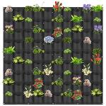 Vertical Wall Planter with 90 Pocket Grow Bags