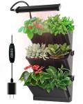 Indoor Wall Planter with Grow Light & Self Watering