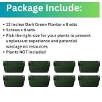 Maxona 8-Pack Vertical Garden Wall Planters