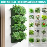 Self-Watering Vertical Wall Planter Set, 4 Packs