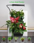 Indoor Wall Planter with Grow Light & Self Watering