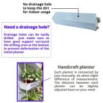 LaLaGreen 16 Inch Three Tier Hanging Planter