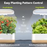 Hydroponics Indoor Herb Garden with LED Grow Light