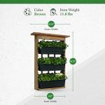 Algreen Vertical Living Wall Planter - Brown