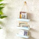 LaLaGreen 16 Inch Three Tier Hanging Planter