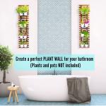 Wooden Wall Planter Set for Indoor Outdoor Plants