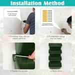 Self-Watering Vertical Wall Planter Set, 4 Packs