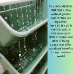 Maxona 8-Pack Vertical Garden Wall Planters