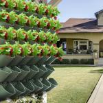 12 Pocket Self-Watering Vertical Planters - Green