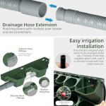 Self-Watering Vertical Wall Planter with 36 Pots