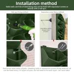 Self-Watering Vertical Wall Planter with 36 Pots