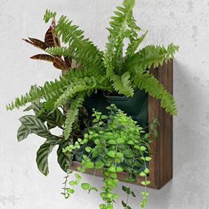 Vertical Wall Planter with 4 Self-Watering Pots