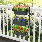 Giantex Vertical Raised Garden Bed with Adjustable Shelves