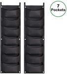 LITLANDSTAR 7 Pocket Vertical Hanging Planter Bags