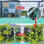 Maxona 16-Pack Wall Planters for Urban Gardening