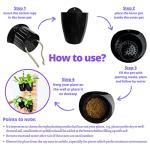 LaLaGreen 10-Pack Self-Watering Wall Planters