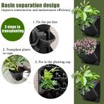 Self-Watering Vertical Wall Planter with 36 Pots