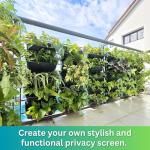 Maxona 16-Pack Wall Planters for Urban Gardening