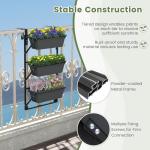 Giantex Vertical Raised Garden Bed with Adjustable Shelves