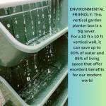 Maxona 16-Pack Wall Planters for Urban Gardening