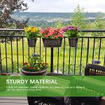 Vintage Metal Wall Hanging Flower Pots Set of 3