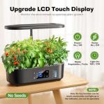 Indoor Hydroponics Herb Garden Kit with Grow Light