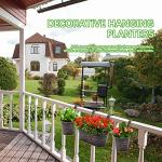 Vintage Metal Wall Hanging Flower Pots Set of 3