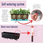 LaLaGreen 20 Inch Railing Planter Box Set