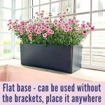 LaLaGreen 20 Inch Railing Planter Box Set