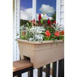 Heavy Duty 24-Inch Wall Planter Boxes, 2 Pack