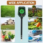 Bluetooth Soil Meter with pH, Moisture, Light Sensor