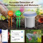Smart Solar Soil Moisture Meter with App Control