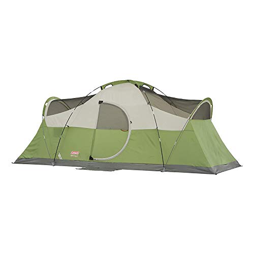 Coleman 8-Person Montana Tent | Easy Setup, Green