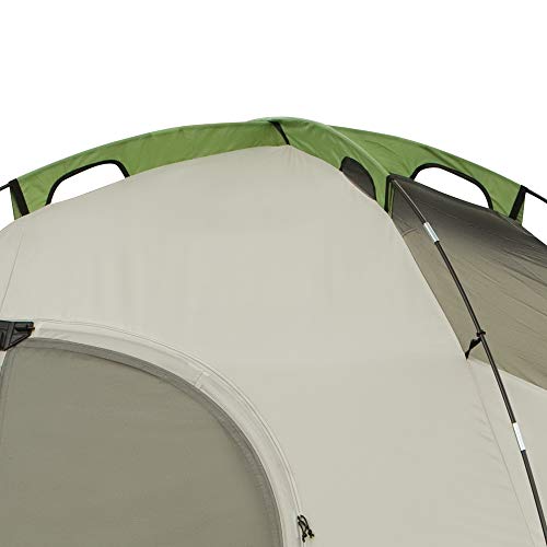 Coleman 8-Person Montana Tent | Easy Setup, Green