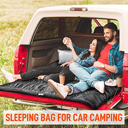 MEREZA XL Queen Size Double Sleeping Bag for Camping