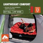 Ozark Trail 50-Degree Warm Weather Sleeping Bag in Red