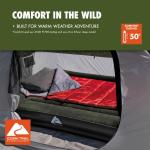 Ozark Trail 50-Degree Warm Weather Sleeping Bag in Red