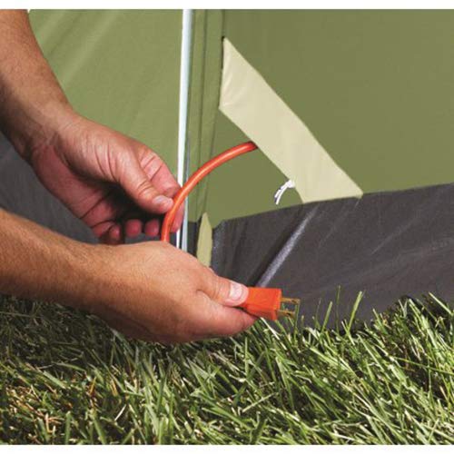 Coleman 8-Person Montana Tent | Easy Setup, Green