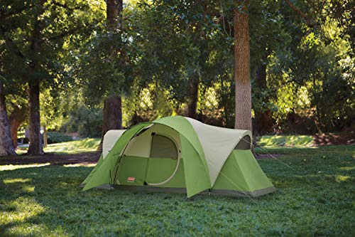 Coleman 8-Person Montana Tent | Easy Setup, Green