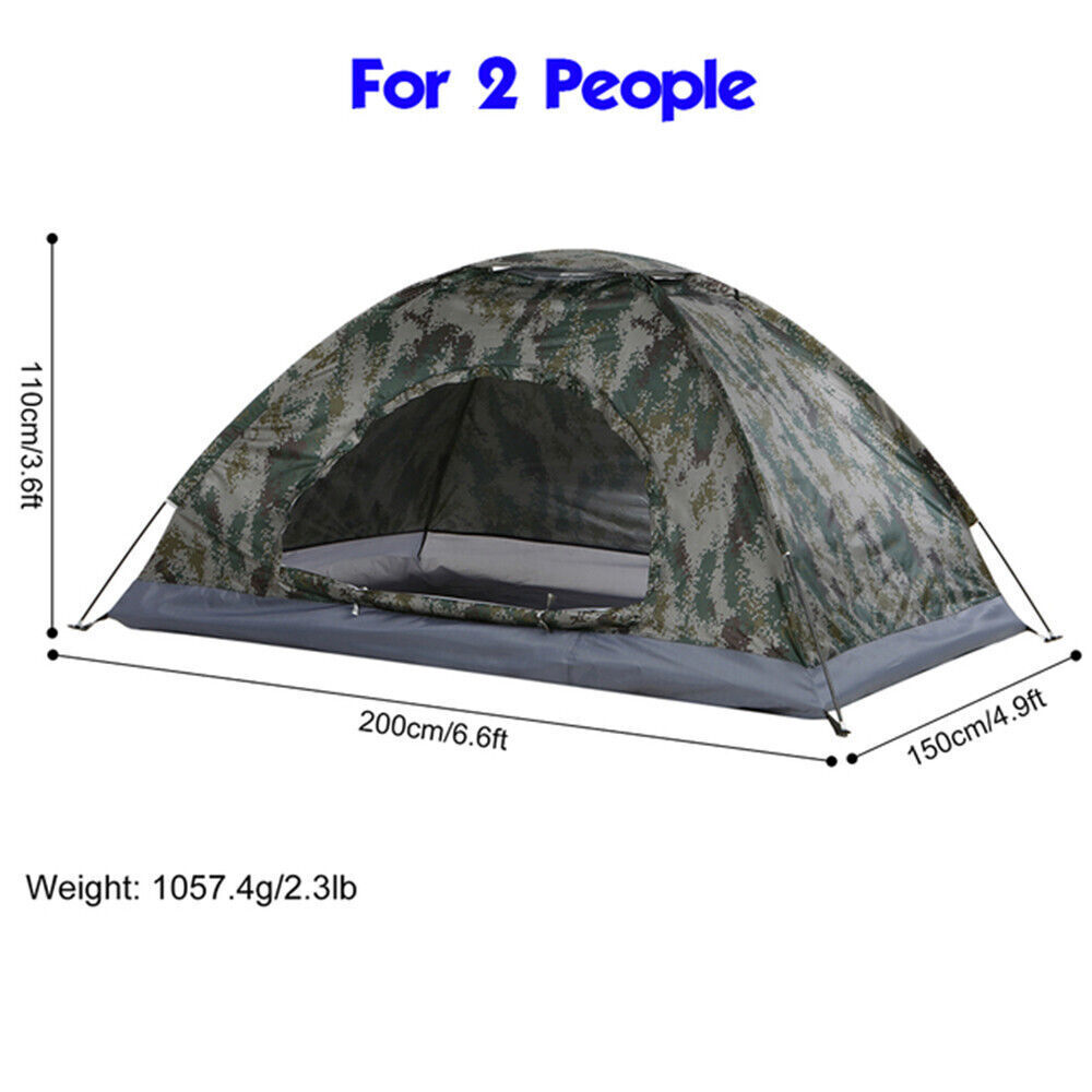 Lightweight Waterproof 2-3 Person Camping Dome Tent 10'x30
