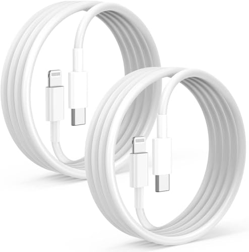 2-Pack Apple iPhone Fast Charger Cables 6ft