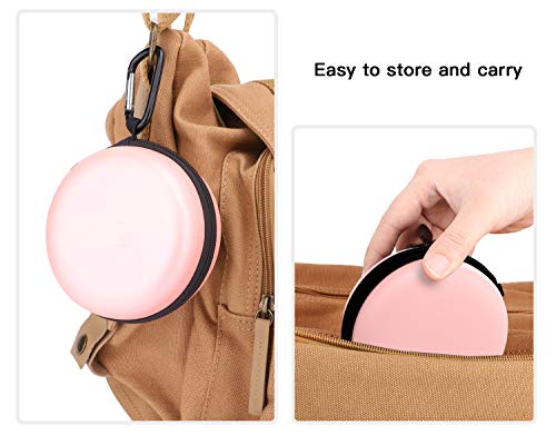 MoKo Rose Gold Travel Case for Apple Watch & AirPods