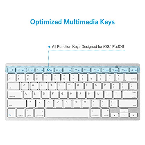 OMOTON Bluetooth Keyboard for iPad and More
