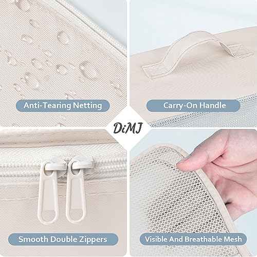 8-Piece Travel Compression Packing Cubes Set