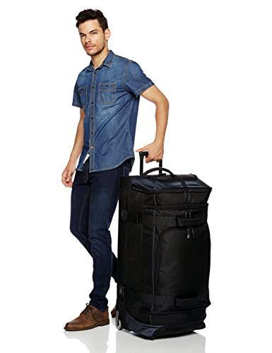 AmazonBasics 35 Inch Rolling Duffle Bag, Black