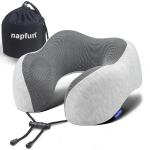 NAPFUN Travel Neck Pillow - Pure Memory Foam