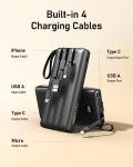 VEEKTOMX 20000mAh Power Bank with Cables